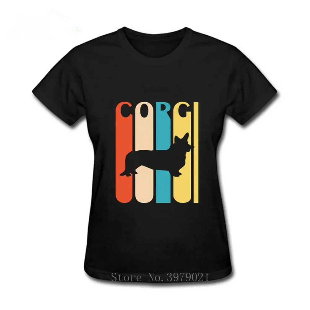 Стандартный корги рубашка Ретро Винтаж Прохладный Винер собака сосиска I Love Mama