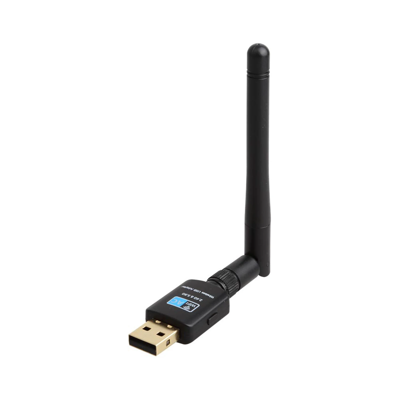 

600 Мбит/с USB Wi-Fi адаптер 2,4 ГГц/5,8 ГГц Беспроводной Wi-Fi приемник с внешней антенной
