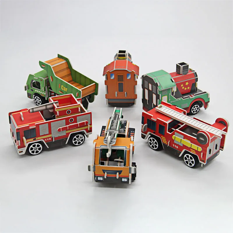 2021 Детский пазл из трафика сделай сам обучающие игрушки для детей детские