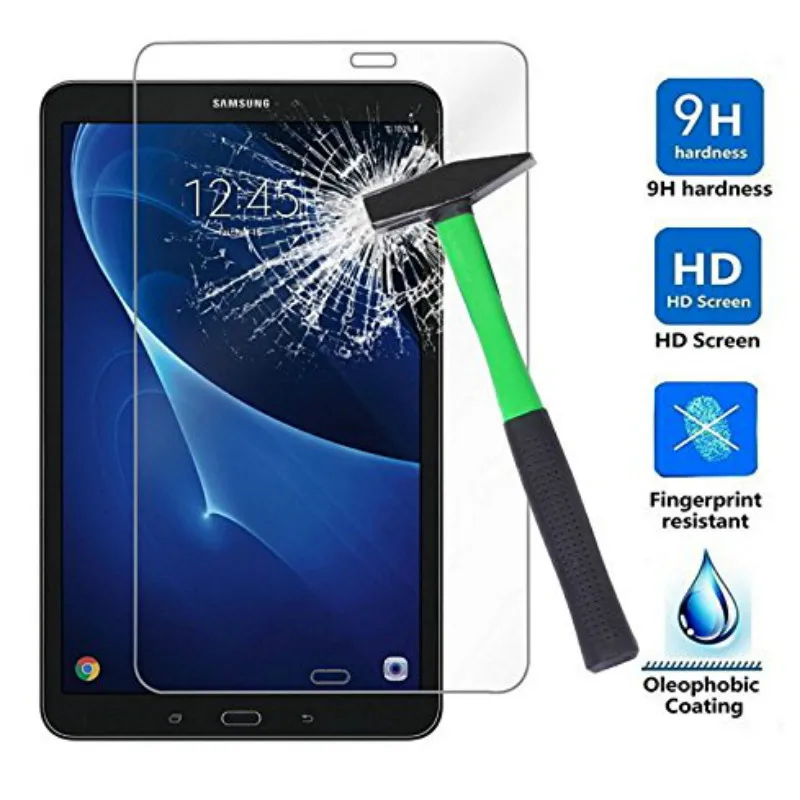 Защитное стекло для планшета Samsung Galaxy Tab A закаленное 7 0 8 9 10 1 2016 T580 T585 A6 T280 T350 T550