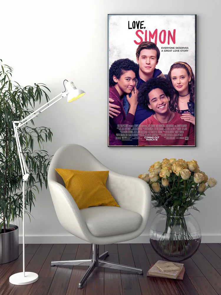 S 24 любовь Simon 2018 Ник Робин фильм постер холст искусство Принт 20x30 24x36 Современное