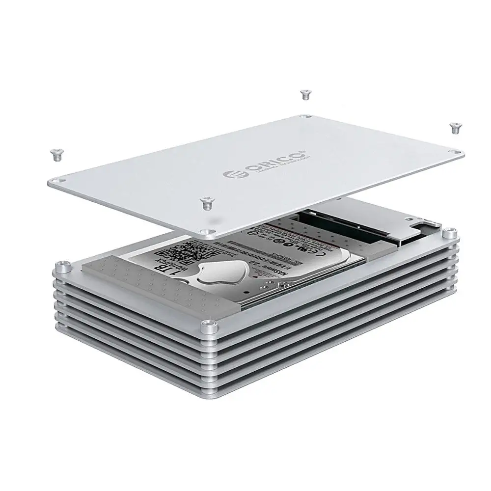 ORICO HDD чехол Type C DIY полый 2 5/3 5 дюйма корпус жесткого диска из алюминиевого сплава с