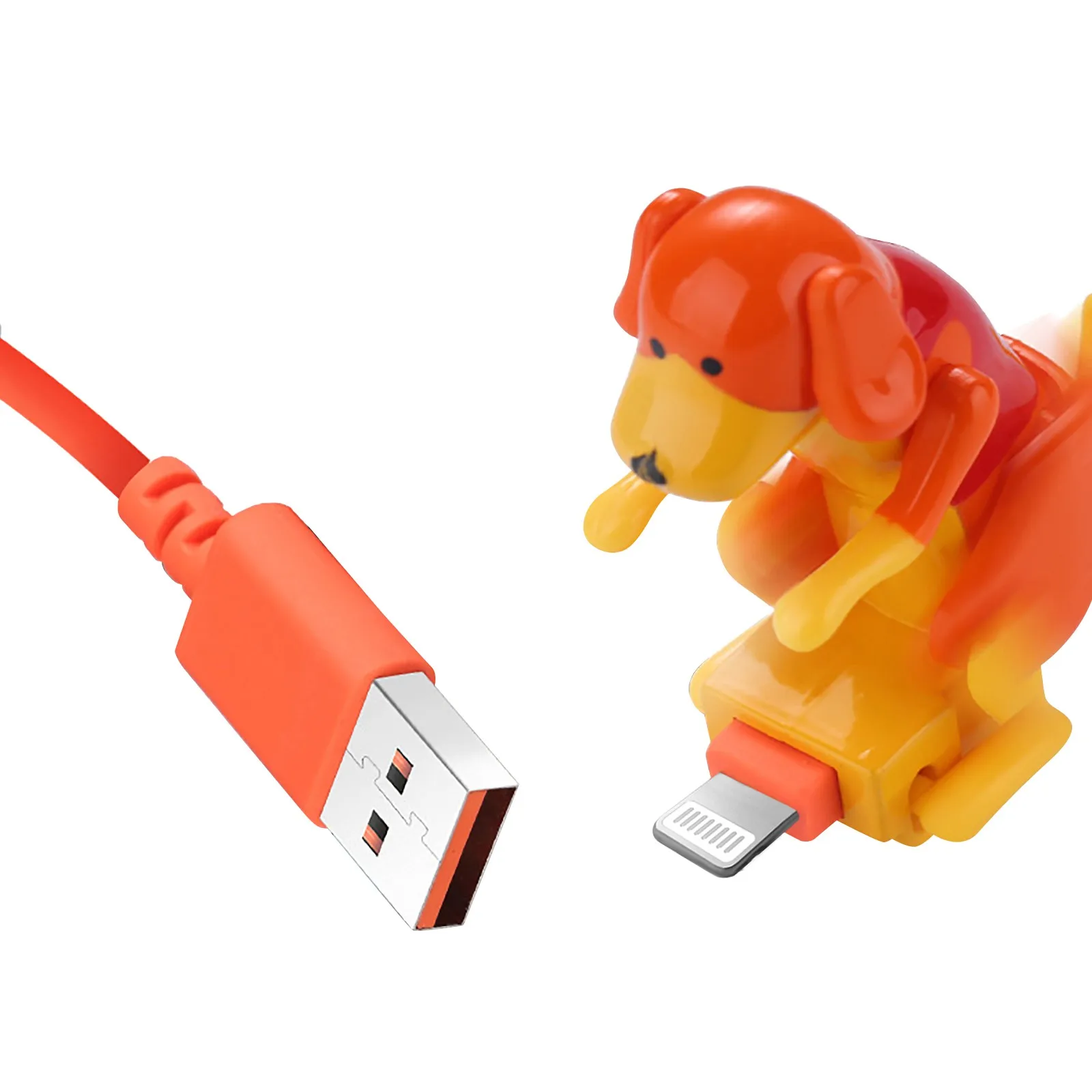 

1.2m Iphone Cable Funny Mini Humping Spot Dog Toy Smartphone Cable Data Charging Line Universal Phone Cables Dropshipping