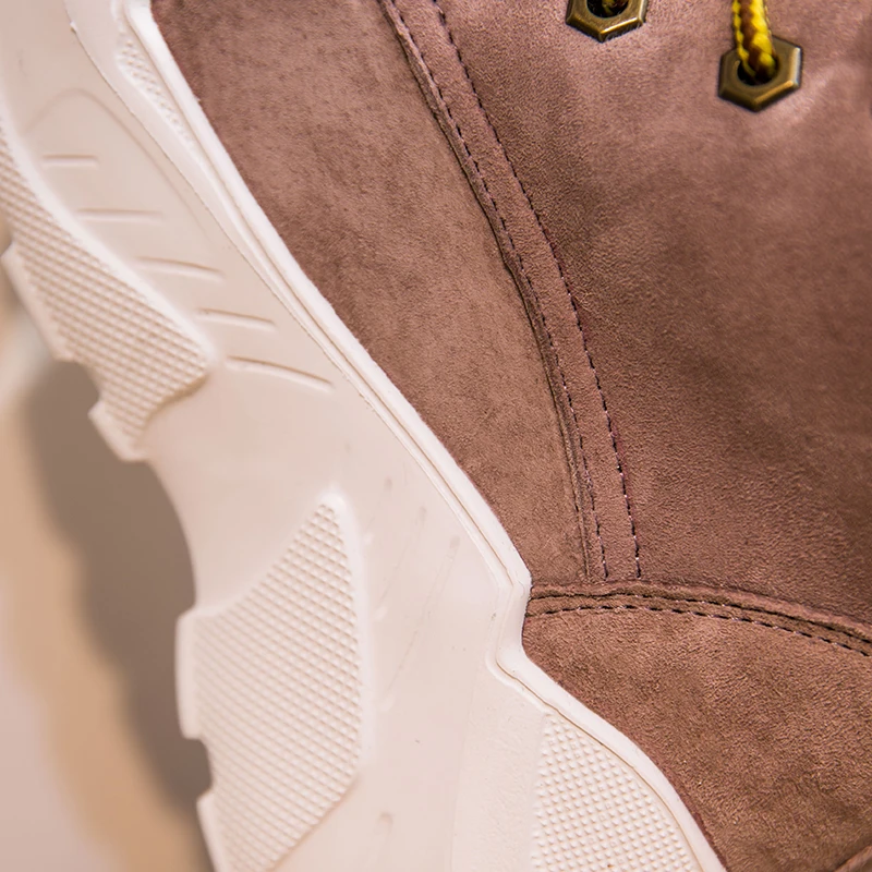 Зимние сапоги 2019 г. Новые теплые зимние средней длины на овечьем меху женские