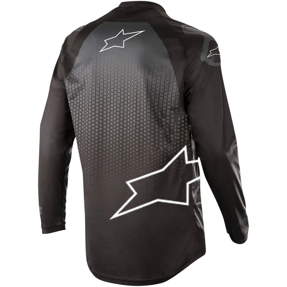 Даунхиль велосипедная Джерси для звезд и мотоциклов футболка мотокросса BMX DH MTB