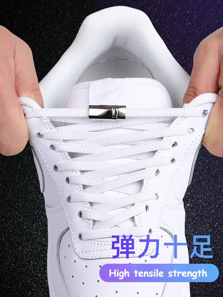 2021 New Magnetic Shoe laces Elastic No tie Shoelaces for Sneakers 24 Color Lazy Shoelace Lock One Size Fits All Kids & Adult