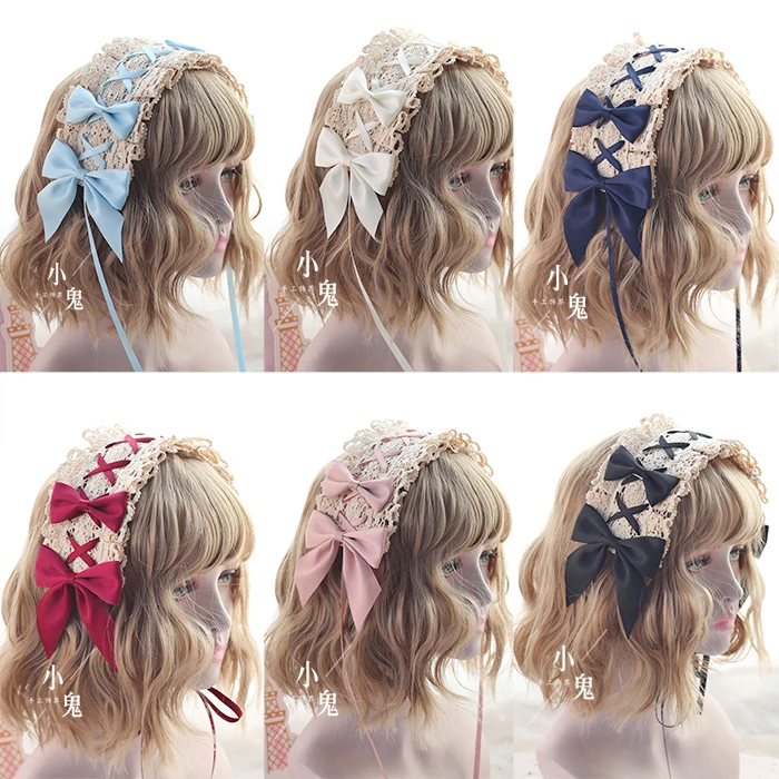 

Lolita Lolita Lace Hair Band Lo Mother Headdress Can Take a Body-shape Division Annie's Breakfast Barrettes Hair Band