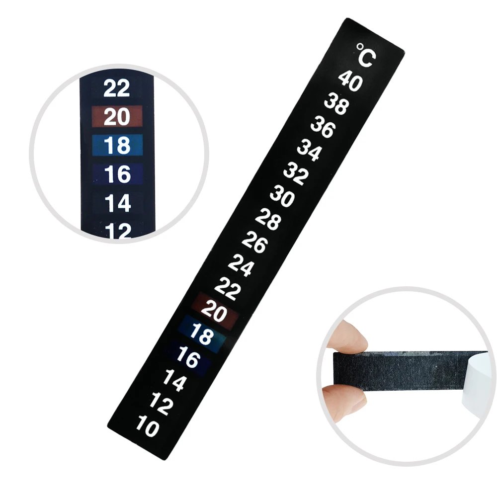 Цифровой клейкий термометр для аквариума 1 шт./лот стикер измерения температуры в