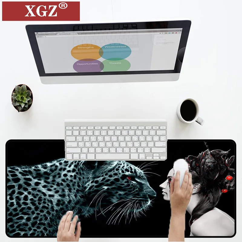 XGZ Elite Artistic Creative Large Mouse Pad Suitable for Computer Gamers Accessories Non-slip 300x800mmx2mm 40x90cm csgo | Компьютеры и