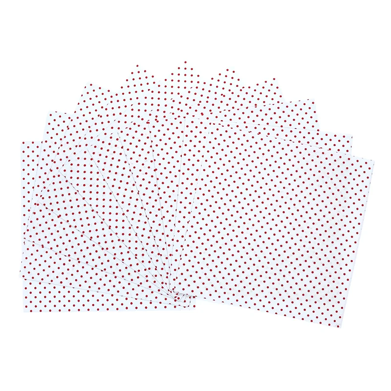 30X30CM с принтом в горошек чистый белый Цвет толщиной 1 мм равнина напечатаны фетр