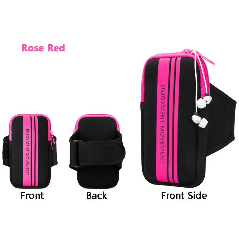 For 4-6.3 inch Mobile Phone Arm Band Hand Holder Case Gym Outdoor Sport Running Pouch Armband Bag iphone se 5s x 7 plus 8 6s | Дом и сад