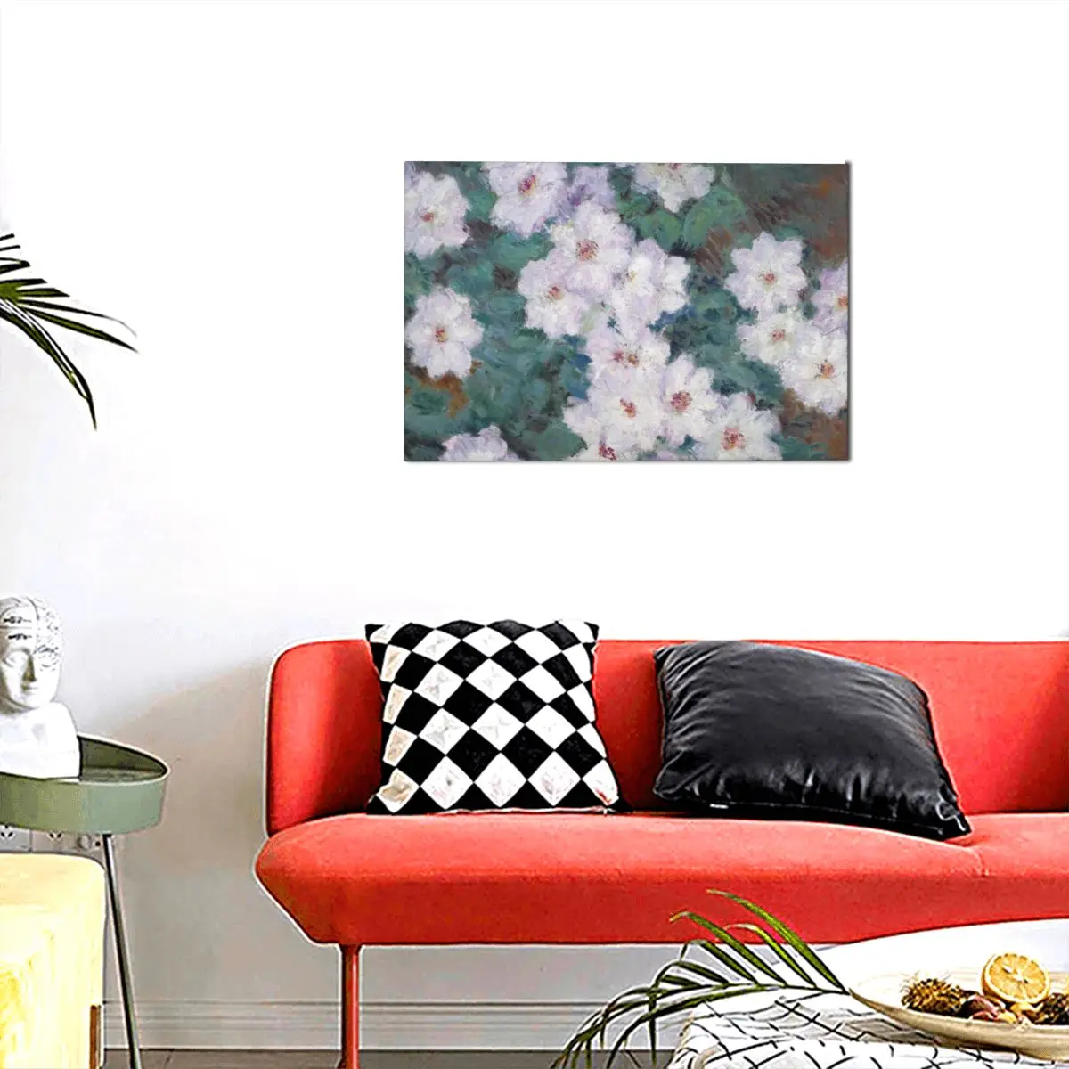 

Monet Painting New Art Decoration Pictures Wood Four Seasons Room Decor