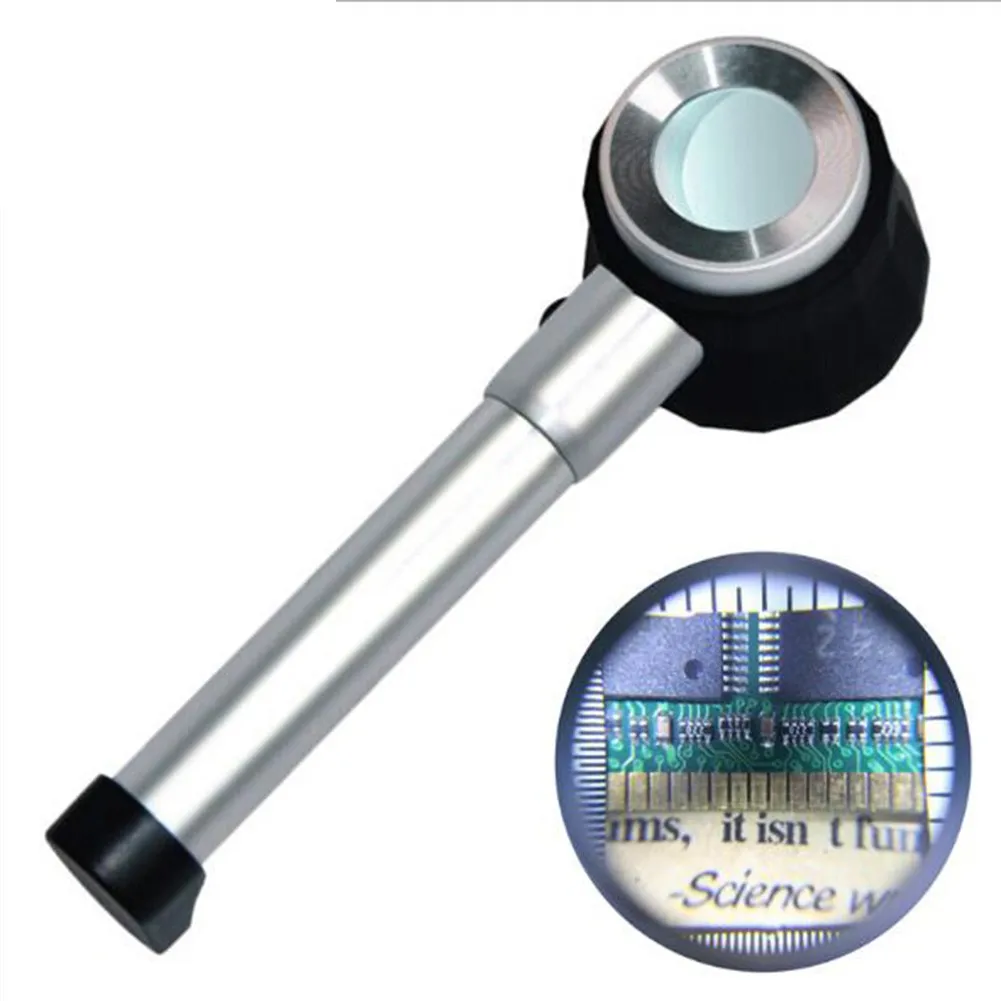 

10X Magnifier 25mm 7.25\\\\\\\\\\\\\\\" X 2.5\\\\\\\\\\\\\\\" X 2.0\\\\\\\\\\\\\\\" Built-in LED Lights High Quality