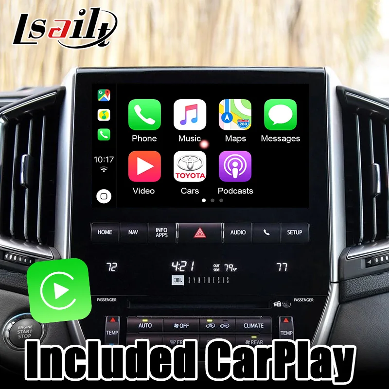 Мультимедийный видеоинтерфейс CarPlay/Android для Land Cruiser LC200 VXR GXR 2013 2020 включая Android auto