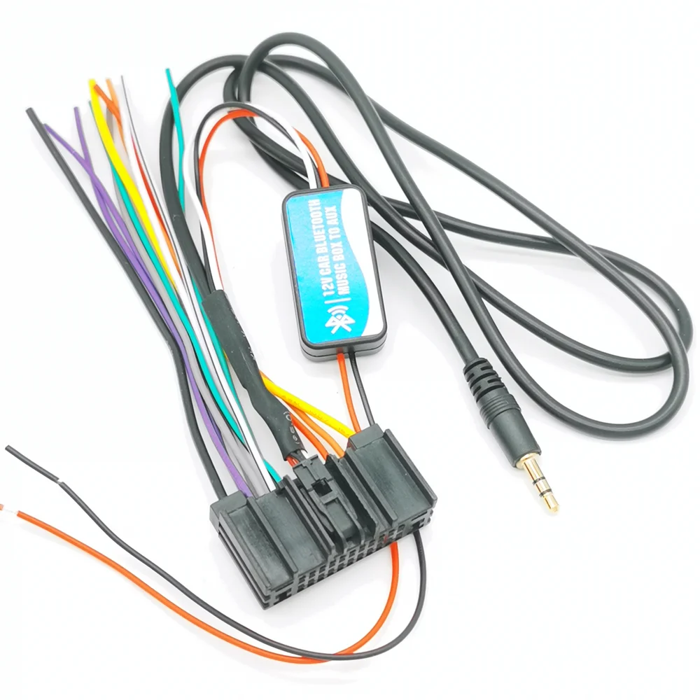 24-контактный порт модуля Bluetooth Aux радио кабель приемника адаптер подходит для Ford