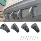 Универсальный автомобильный спойлер для Renault Megane 2 3 Duster Logan Clio 4 3 Laguna 2 Scenic Sandero 2 Captur, 4 шт.