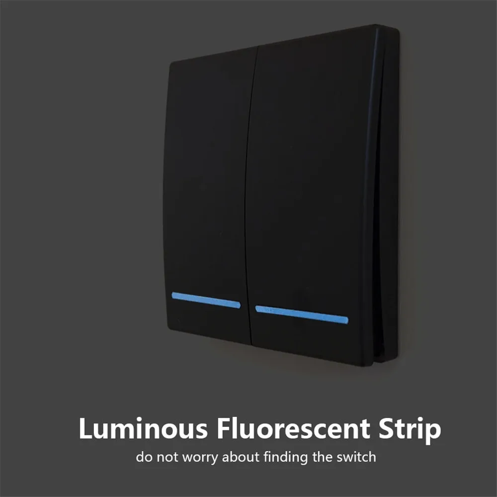 SMATRUL пуш ап Беспроводной умный дом настенный выключатель светильник 433 МГц RF