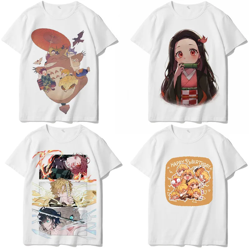 

Demon Slayer Children's T-shirts Girls Tops Tees Kids Tshirt Clothes Gift Child T-shirt For Boys Kimetsu No Yaiba