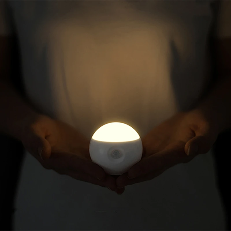 Ночной светильник Xiaomi youpin с умным датчиком портативный инфракрасный