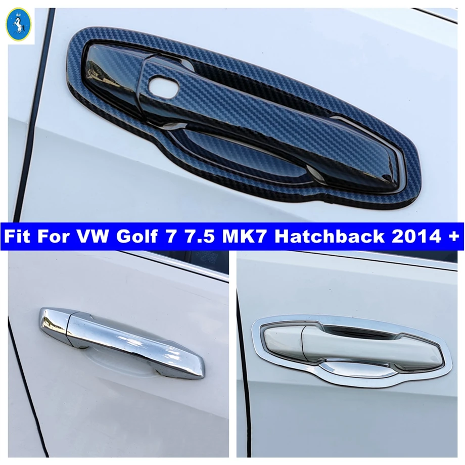 

Door Pull Doorknob Handle Catch Cap Decoration Cover Trim Fit For VW Golf 7 7.5 MK7 Hatchback 2014 - 2019 Accessories Exterior