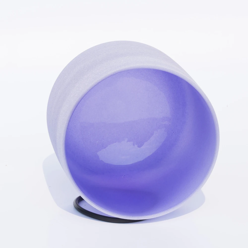 12 дюймов Note B корона чакра светильник-фиолетовая Чакра кварцевый кристалл поющая