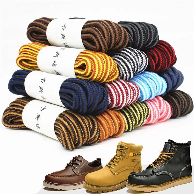 1 пара круглые полиэфирные шнурки для ботинок веревка спорта на открытом воздухе