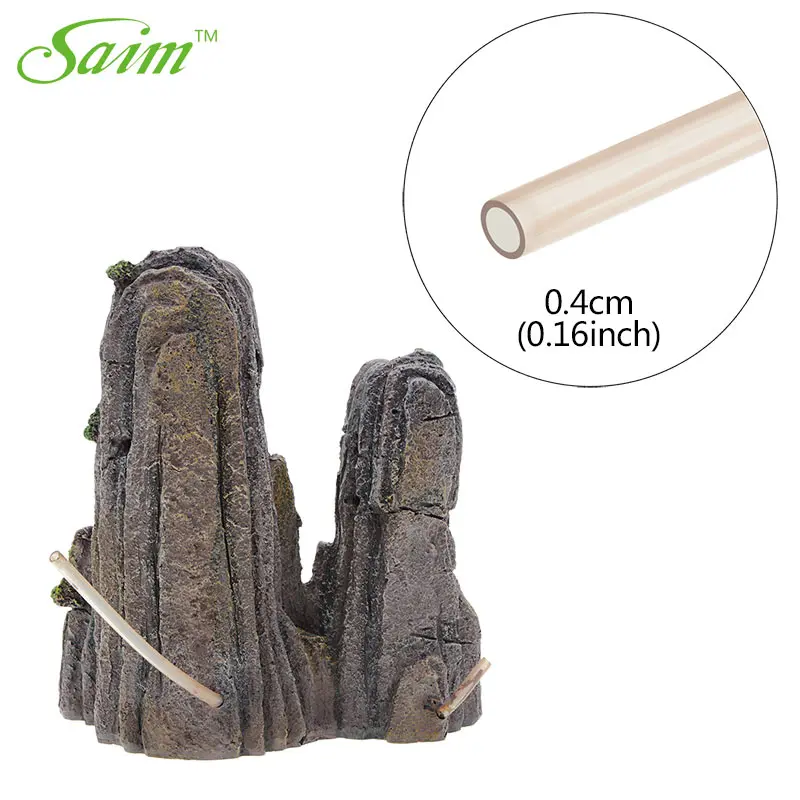 Резервуар для аквариума Saim 9 5 дюйма имитация смолы Rockery большой размер