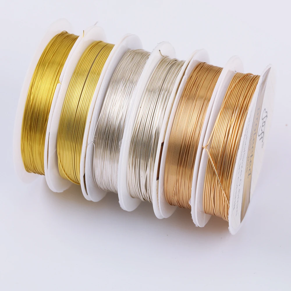 

Шнур для ювелирных изделий whjuice 0,2-1 мм для рукоделия/медная проволока для изготовления ювелирных изделий/ручная работа/фиксация/фурнитура д...