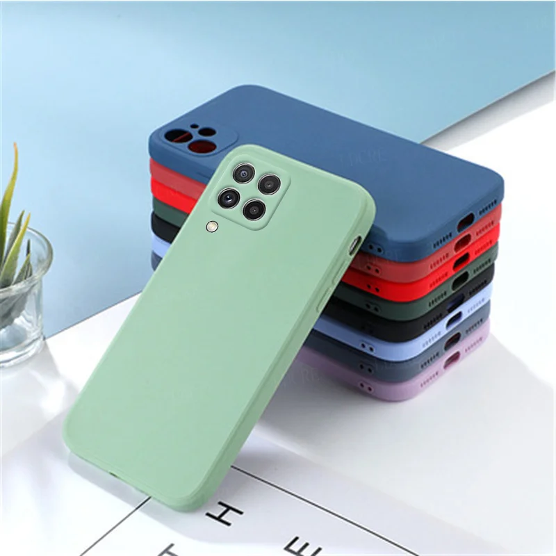 Funda para Samsung Galaxy M32, protector a prueba de golpes, TPU, A52, A22, M22, M32-2