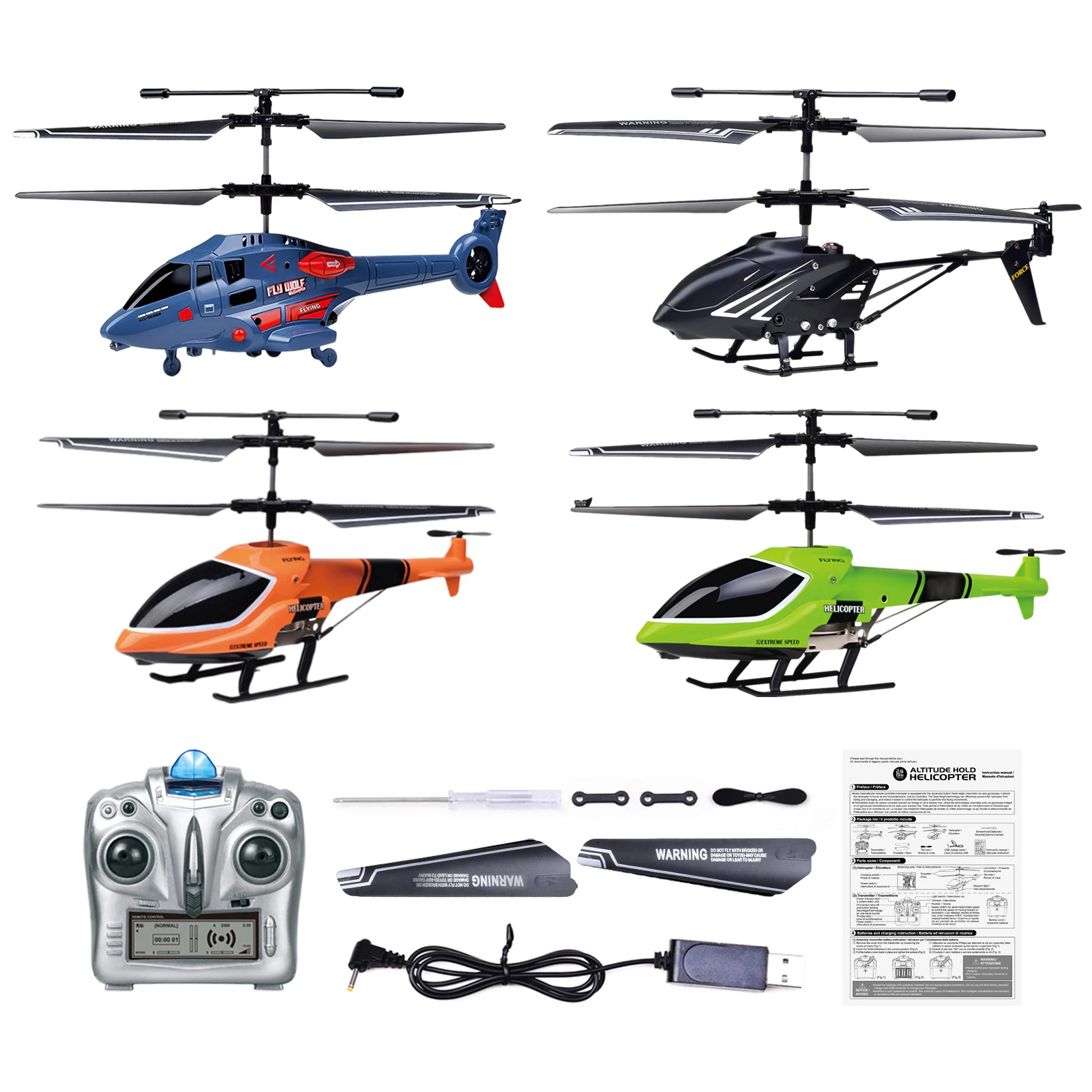 

RC Helicopter 2.4G 3.5CH With Led Light Mini RC Helicopter Indoor Toys For Beginner Kids Children Toys
