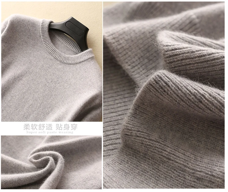 

Hot Selling Cashmere Cotton Blended Thick Pullover Men Sweater autumn winter jersey Jumper hombre pull Knitted sweater