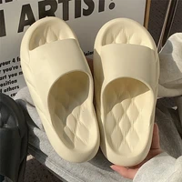 new couples stylish adult sandals slip proof thick soled indoor outdoor slippers men flip flops house sleepers shoes woman home