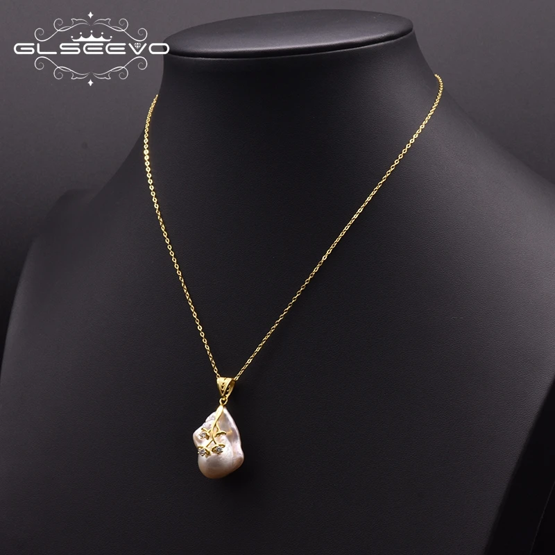 Женское Ожерелье с натуральным жемчугом в форме цветка|Ожерелья подвеской| |