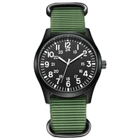 air force men watch nylon strap sport outdoor clock 24h display quartz wristwatch relogio masculino