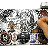 50pcs viking rune pirate mysterious totem symbol pattern phone laptop guitar skateboard bike motorcycle car waterproof stickers