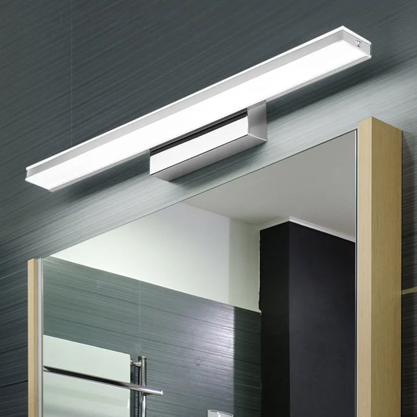 Ванная комната Led зеркало света 42 52 см Нержавеющая Сталь Настенный светильник