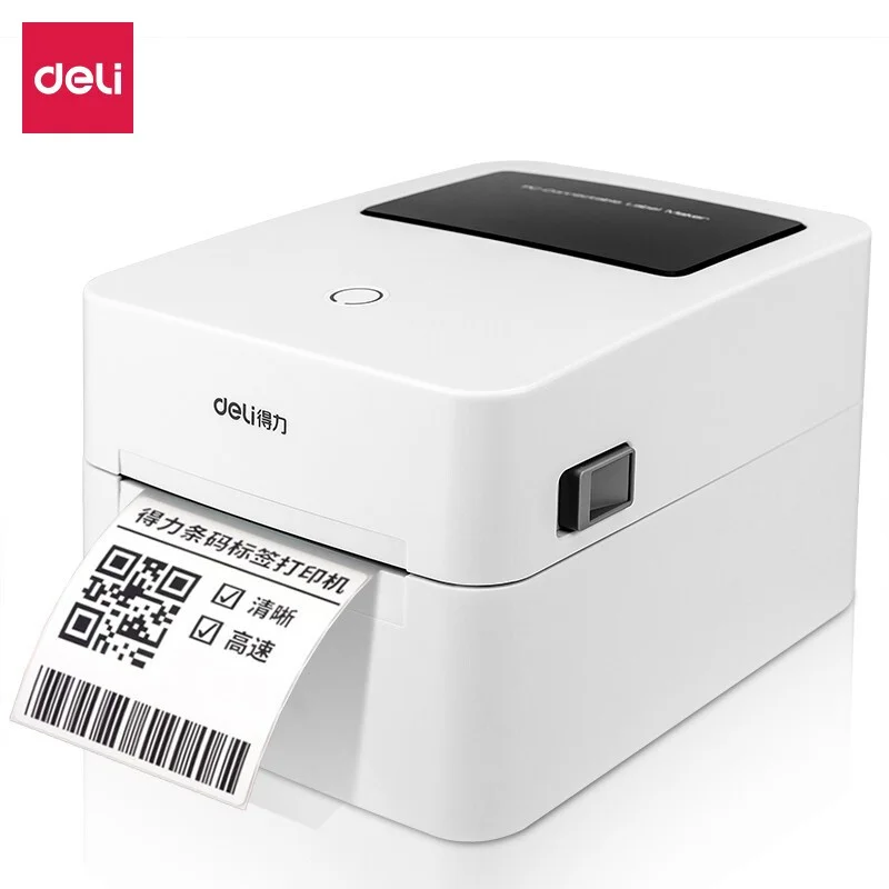 

Deli dl-720w barcode printers printer Bluetooth Express single self-adhesive label thermal printer white sublimation products CE