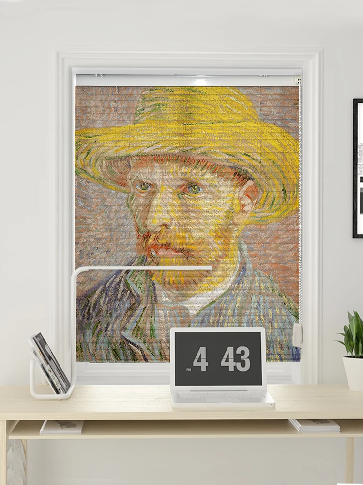 Жалюзи венецианские с принтом алюминиевые водонепроницаемые жалюзи Моны Лизы