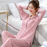pure cotton pajamas sleep tops home clothes sleepwear home suits nightie pajamas cotton bedroom set pajama set