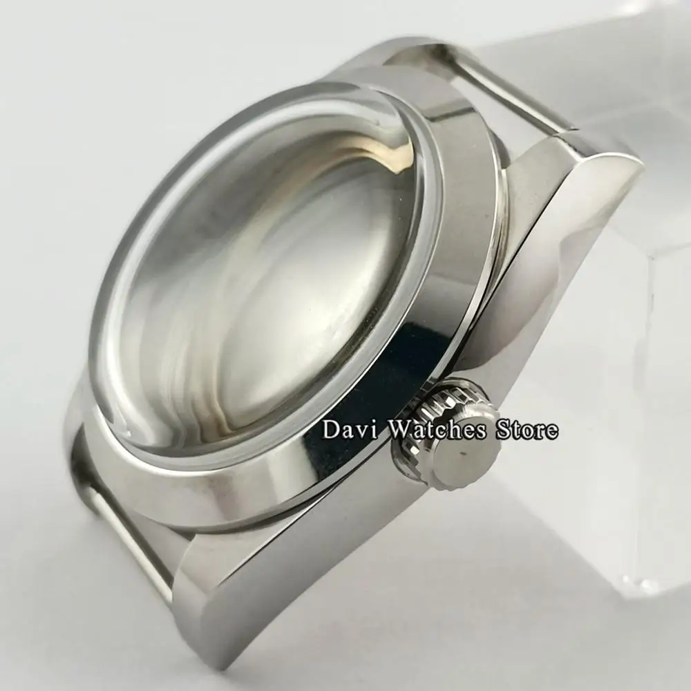 Новинка 40 мм сапфировое стекло/стекло с покрытием без лупы чехол для часов