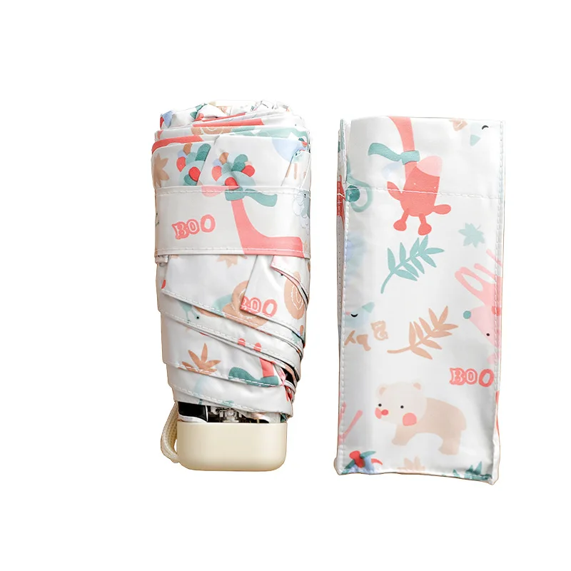 

Deer ultra-light portable mini umbrella anti-UV umbrella wholesale small fresh sun protection 50% umbrella parasol umbrella