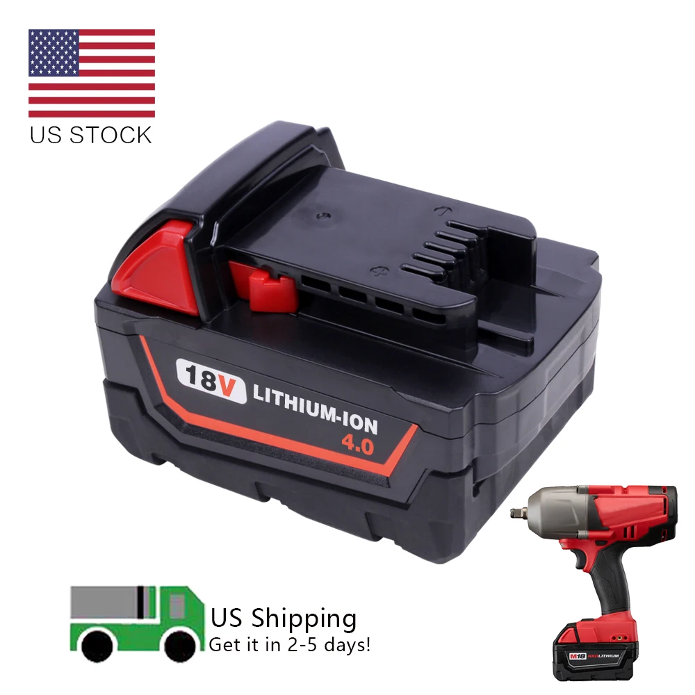 Литий ионный аккумулятор VANON для Milwaukee M18 18 в 4000 мАч 1840 Ач|li-ion battery|battery forbattery battery |