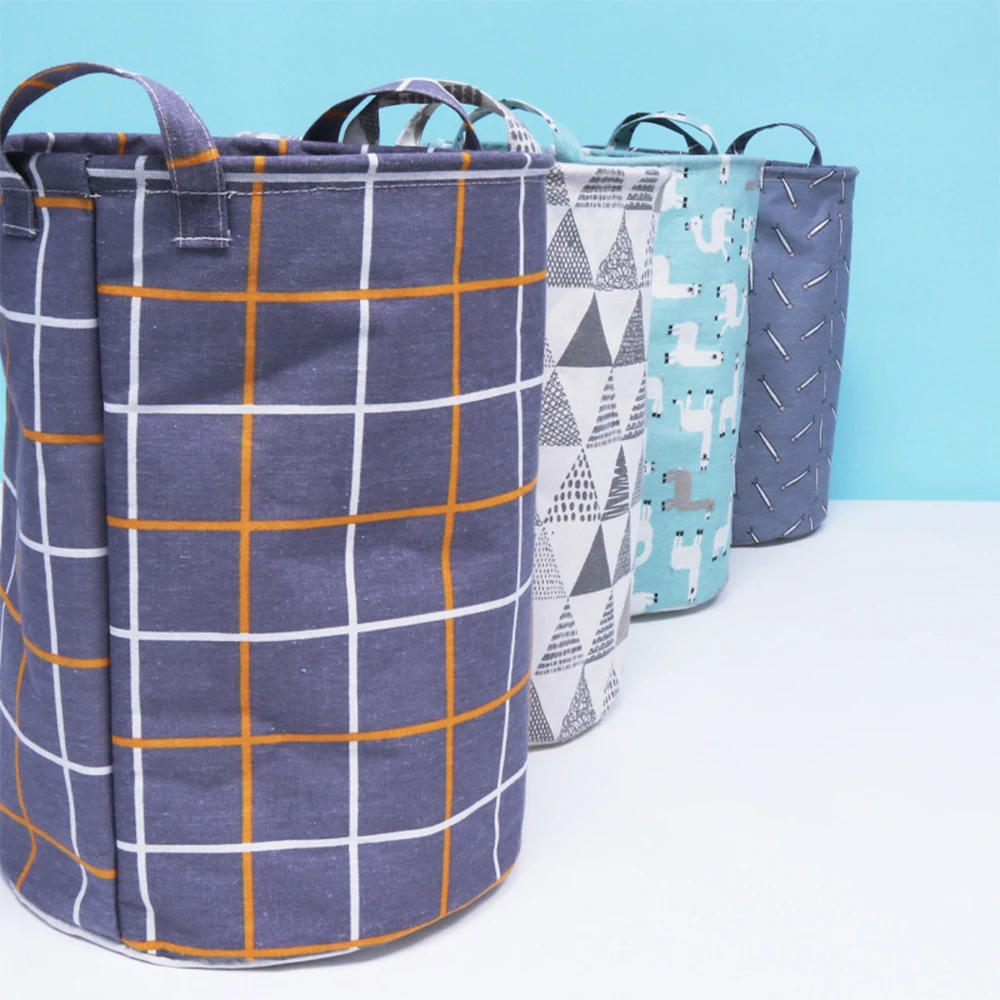 Новая складная корзина для белья мультяшная хранения стоячая игрушка ведро