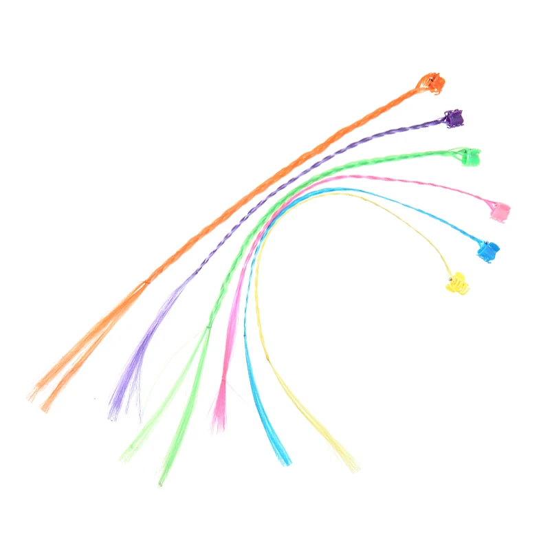 12 шт. 30 см красочные нейлоновые пряди для наращивания волос|Уход за косичками| |