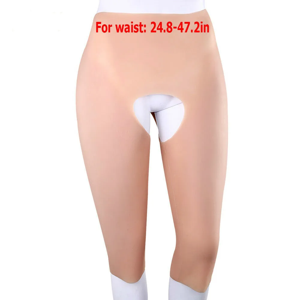 Силиконовые Обрезанные бедра Ass Enhancer открытая промежность CD Drag Queen Shape Wear S