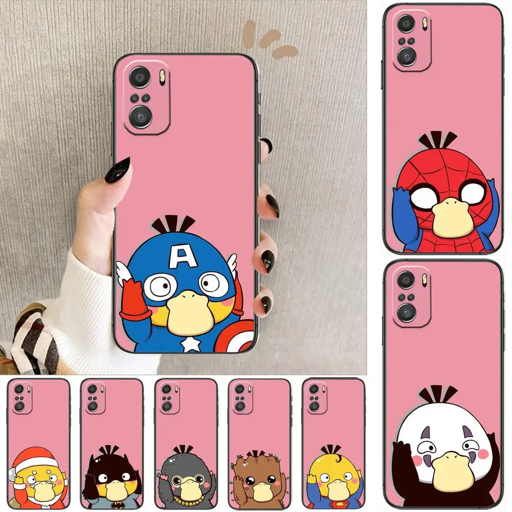

Avengers Marvel Cartoon duck Phone Case For Xiaomi Redmi 11 lite 9C 8A 7A Pro 10T 5G Cover Mi 10 Ultra Poco M3 X3 NFC 8 SE cover