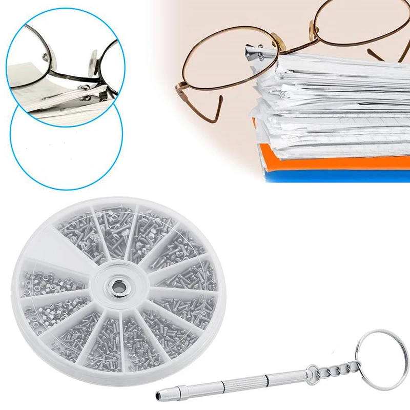 1 Набор инструментов для ремонта очков профессиональный гаечный винт