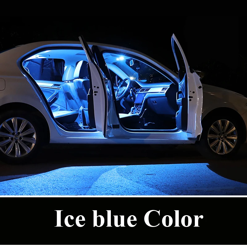 

Zoomsee 13 шт. внутренсветодиодный для Hyundai Kona для Kona EV Electric 2017 2018 2019 2020 2021 Canbus автомобильная лампа купол светильник комплект