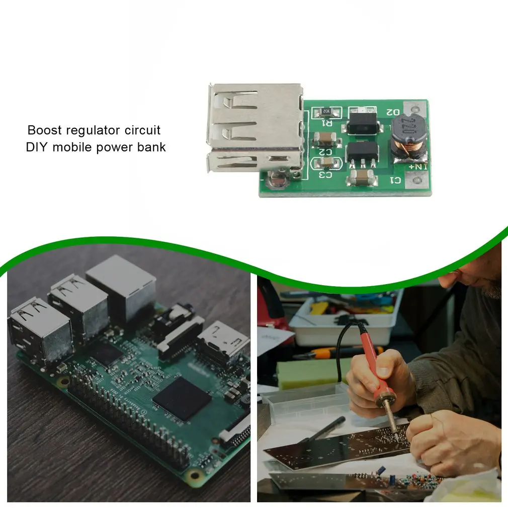 Dc-dc Повышающий Модуль 1V-3 с повышением до 5V Boost доска Напряжение регулятор цепи Diy