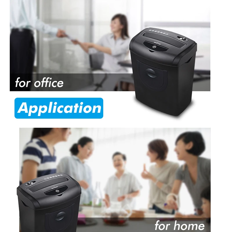 5.5 Gallon Office Paper Shredder Home Electric Mute Paper/ CD 7-Sheet Cross-Cut Dual Cutting Entrance | Компьютеры и офис